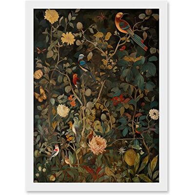 Artery8 - Audubon Birds Spring Field - Wall Art Print Artery8 - Audubon Birds Spring Field - Wall Art Print