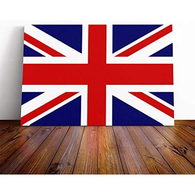 Big Box Art Union Jack British Flag (4) Canvas Print Gallery Wrapped 30mm Frame Wall Art 20x14 inches Ready to Hang Modern Flag Picture Living Room Bedroom Lounge Office Big Box Art Union Jack British Flag (4) Canvas Print Gallery Wrapped 30mm Frame Wall Art 20x14 inches Ready to Hang Modern Flag Picture Living Room Bedroom Lounge Office