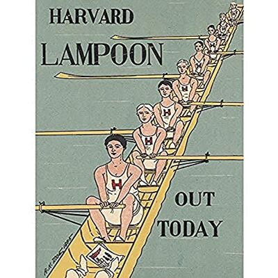 Fine Art Prints Harvard Lampoon Magazine 1895 Rowing Boat Advert Art Print Canvas Premium Wall Decor Poster Mural Fine Art Prints Harvard Lampoon Magazine 1895 Rowing Boat Advert Art Print Canvas Premium Wall Decor Poster Mural