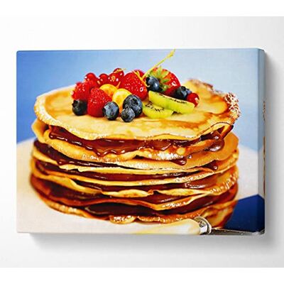 Monster Cable Chocolate Pancake Delight Canvas Print Wall Art Large 26 x 40 Inches Monster Cable Chocolate Pancake Delight Canvas Print Wall Art Large 26 x 40 Inches