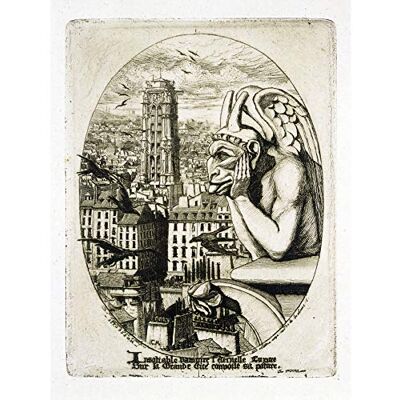 Fine Art Prints Charles Meryon Le Stryge Large Wall Art Print Canvas Premium Poster Mural Fine Art Prints Charles Meryon Le Stryge Large Wall Art Print Canvas Premium Poster Mural