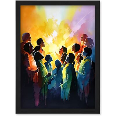 Artery8 - Choir Women Singing - A4 - Wall Art Print Artery8 - Choir Women Singing - A4 - Wall Art Print