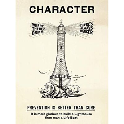 Artery8 Temperance Movement Alcohol Warning Lighthouse Ad Art Print Canvas Premium Wall Decor Poster Mural Artery8 Temperance Movement Alcohol Warning Lighthouse Ad Art Print Canvas Premium Wall Decor Poster Mural