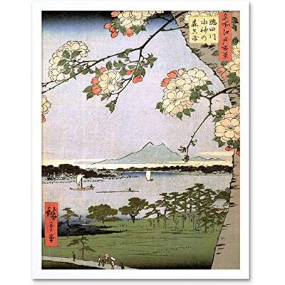 Artery8 - Utagawa Hiroshige 100 Views Edo 035 - 12x16 inch Artery8 - Utagawa Hiroshige 100 Views Edo 035 - 12x16 inch