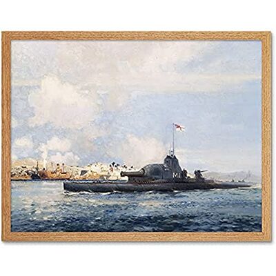 Fine Art Prints Mason HM Submarine M1 Sedd-el-bahr WWI Painting Unframed Wall Art Print Poster Home Decor Premium Fine Art Prints Mason HM Submarine M1 Sedd-el-bahr WWI Painting Unframed Wall Art Print Poster Home Decor Premium