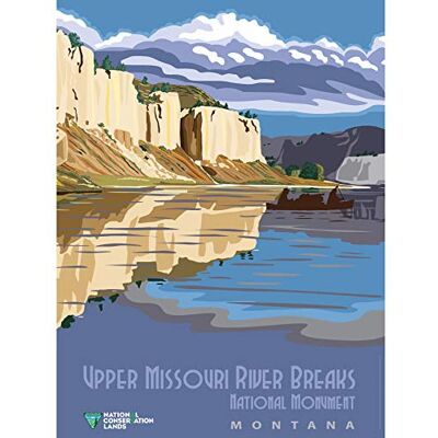 Artery8 BLM Upper Missouri River Breaks National Monument Montana Premium Wall Art Canvas Print 18X24 Inch Artery8 BLM Upper Missouri River Breaks National Monument Montana Premium Wall Art Canvas Print 18X24 Inch