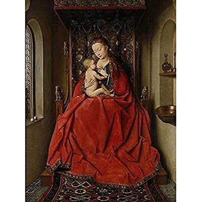 Fine Art Prints Jan Van Eyck Lucca Madonna Art Print Canvas Premium Wall Decor Poster Mural Fine Art Prints Jan Van Eyck Lucca Madonna Art Print Canvas Premium Wall Decor Poster Mural