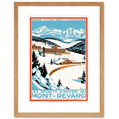Wee Blue Coo Winter Sport Mont Revard Alpine Ski Snow France Frame Art Print Picture F12X1545 Wee Blue Coo Winter Sport Mont Revard Alpine Ski Snow France Frame Art Print Picture F12X1545
