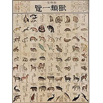 Artery8 Kato Chikusai Species of Animals Japanese Unframed Wall Art Print Poster Home Decor Premium Artery8 Kato Chikusai Species of Animals Japanese Unframed Wall Art Print Poster Home Decor Premium
