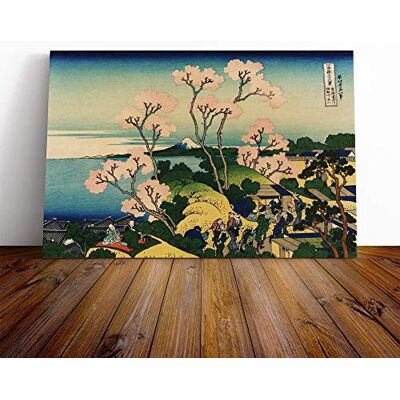 Big Box Art Hokusai Japanese Oriental Goten Yama Hill Canvas Print Gallery Wrapped 30mm Frame Wall Art 24x16 inches Ready to Hang Asian Landscape Picture Living Room Bedroom Lounge Office Big Box Art Hokusai Japanese Oriental Goten Yama Hill Canvas Print Gallery Wrapped 30mm Frame Wall Art 24x16 inches Ready to Hang Asian Landscape Picture Living Room Bedroom Lounge Office