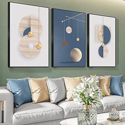 MPLONG Wall Art 3 Pieces Framed Wall Art Canvas Print Set Minimalist Medieval Geometric Circle Abstract Illustration Modern Wall Art Decor Multicolor Living Room Bedroom Office 16"x 24"x 3 Panels MPLONG Wall Art 3 Pieces Framed Wall Art Canvas Print Set Minimalist Medieval Geometric Circle Abstract Illustration Modern Wall Art Decor Multicolor Living Room Bedroom Office 16"x 24"x 3 Panels