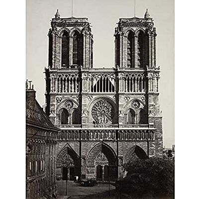 Fine Art Prints Baldus Notre-dame Cathedral Paris 1857 Photo Art Print Canvas Premium Wall Decor Poster Mural Fine Art Prints Baldus Notre-dame Cathedral Paris 1857 Photo Art Print Canvas Premium Wall Decor Poster Mural