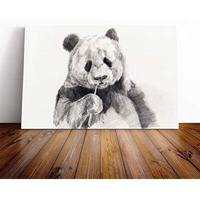 Big Box Art Panda Illustration (1) Canvas Print Gallery Wrapped 30mm Frame Wall Art 24x16 inches Ready to Hang Modern Animals Picture Living Room Bedroom Lounge Office Big Box Art Panda Illustration (1) Canvas Print Gallery Wrapped 30mm Frame Wall Art 24x16 inches Ready to Hang Modern Animals Picture Living Room Bedroom Lounge Office
