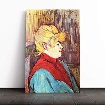 Big Box Art Henri de Toulouse-Lautrec Woman Canvas Print Gallery Wrapped 30mm Frame Wall Art 30x20 inches Ready to Hang Modern People Picture Living Room Bedroom Lounge Office Big Box Art Henri de Toulouse-Lautrec Woman Canvas Print Gallery Wrapped 30mm Frame Wall Art 30x20 inches Ready to Hang Modern People Picture Living Room Bedroom Lounge Office