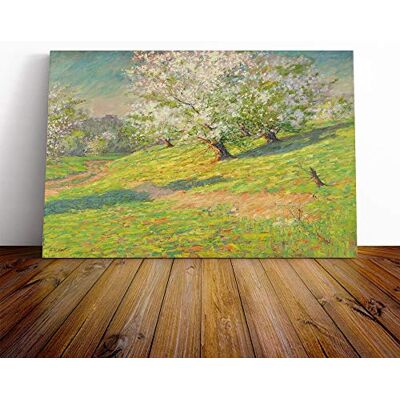 Big Box Art George Herbert Baker Apple Blossoms Canvas Print Gallery Wrapped 30mm Frame Wall Art 20x14 inches Ready to Hang Modern Still Life Picture Living Room Bedroom Lounge Office Big Box Art George Herbert Baker Apple Blossoms Canvas Print Gallery Wrapped 30mm Frame Wall Art 20x14 inches Ready to Hang Modern Still Life Picture Living Room Bedroom Lounge Office