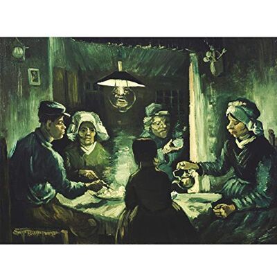 Fine Art Prints Vincent Van Gogh The Potato Eaters Large Wall Art Print Canvas Premium Poster Mural Fine Art Prints Vincent Van Gogh The Potato Eaters Large Wall Art Print Canvas Premium Poster Mural