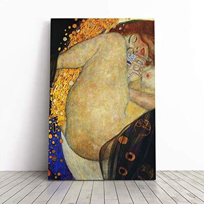 Big Box Art Gustav Klimt Danae Canvas Wall Art Print 24x16 Inch Big Box Art Gustav Klimt Danae Canvas Wall Art Print 24x16 Inch