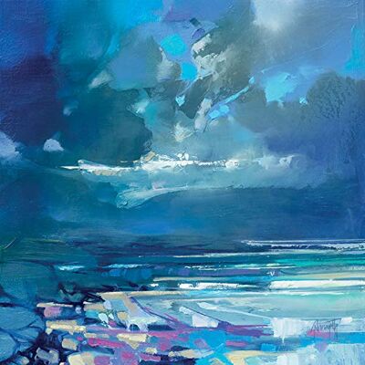 Scott The Art Group "West Coast Blues I Canvas Print, Multi-Colour, 85 x 85 x 1.3 cm Scott The Art Group "West Coast Blues I Canvas Print, Multi-Colour, 85 x 85 x 1.3 cm