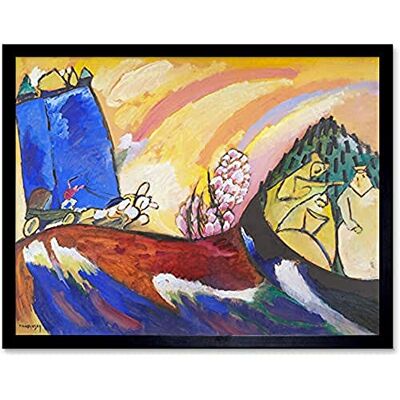 Fine Art Prints Kandinsky Troika Colourful Impressionist Landscape Painting Unframed Wall Art Print Poster Home Decor Premium Fine Art Prints Kandinsky Troika Colourful Impressionist Landscape Painting Unframed Wall Art Print Poster Home Decor Premium