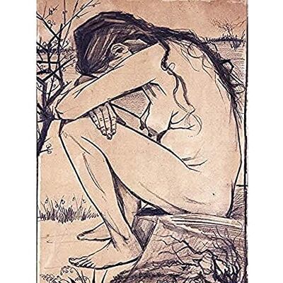 Fine Art Prints Vincent Van Gogh Sorrow Illustration Drawing Art Print Canvas Premium Wall Decor Poster Mural Fine Art Prints Vincent Van Gogh Sorrow Illustration Drawing Art Print Canvas Premium Wall Decor Poster Mural