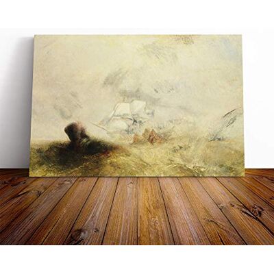 Big Box Art Joseph Mallord William Turner The Whale Ship Canvas Print Gallery Wrapped 30mm Frame Wall Art 20x14 inches Ready to Hang Contemporary Animals Picture Living Room Bedroom Lounge Office Big Box Art Joseph Mallord William Turner The Whale Ship Canvas Print Gallery Wrapped 30mm Frame Wall Art 20x14 inches Ready to Hang Contemporary Animals Picture Living Room Bedroom Lounge Office