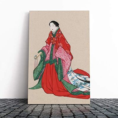 Big Box Art Wall Woman Japanese Oriental Art Canvas Print Gallery Wrapped 30mm Frame Wall Art 24x16 inches Ready to Hang Asian People Picture Living Room Bedroom Lounge Office Big Box Art Wall Woman Japanese Oriental Art Canvas Print Gallery Wrapped 30mm Frame Wall Art 24x16 inches Ready to Hang Asian People Picture Living Room Bedroom Lounge Office