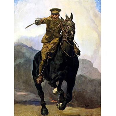 Fine Art Prints Forward Victory Cavalry Soldier WWI War Advert Art Print Canvas Premium Wall Decor Poster Mural Fine Art Prints Forward Victory Cavalry Soldier WWI War Advert Art Print Canvas Premium Wall Decor Poster Mural