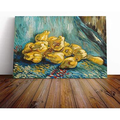 Big Box Art Vincent Van Gogh Pears Canvas Print Gallery Wrapped 30mm Frame Wall Art 24x16 inches Ready to Hang Modern Still Life Picture Living Room Bedroom Lounge Office Big Box Art Vincent Van Gogh Pears Canvas Print Gallery Wrapped 30mm Frame Wall Art 24x16 inches Ready to Hang Modern Still Life Picture Living Room Bedroom Lounge Office