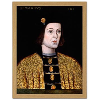 Fine Art Prints Portrait King Edward IV England Painting Royal Historic Large Framed Art Print Poster Wall Decor 18x24 in Fine Art Prints Portrait King Edward IV England Painting Royal Historic Large Framed Art Print Poster Wall Decor 18x24 in