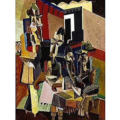 Fine Art Prints Weber The Visit Abstract Cubism Painting Unframed Wall Art Print Poster Home Decor Premium Fine Art Prints Weber The Visit Abstract Cubism Painting Unframed Wall Art Print Poster Home Decor Premium
