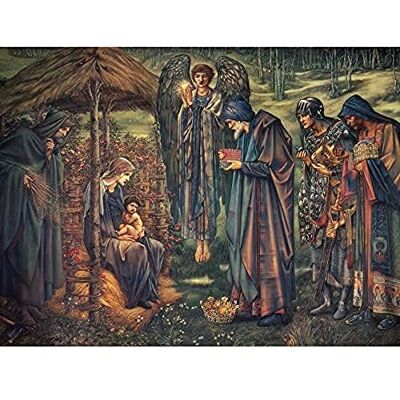 Artery8 Burne Jones Star Of Bethlehem Religious Painting Art Print Canvas Premium Wall Decor Poster Mural Artery8 Burne Jones Star Of Bethlehem Religious Painting Art Print Canvas Premium Wall Decor Poster Mural