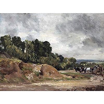 Artery8 Constable Sandbanks Cart Horses Hampstead Heath Painting Art Print Canvas Premium Wall Decor Poster Mural Artery8 Constable Sandbanks Cart Horses Hampstead Heath Painting Art Print Canvas Premium Wall Decor Poster Mural