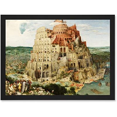 Artery8 - Tower Of Babel - Vienna - Framed Wall Art Artery8 - Tower Of Babel - Vienna - Framed Wall Art