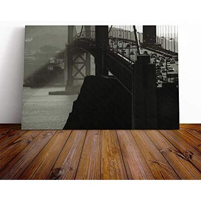 Big Box Art The Golden Gate Bridge San Francisco California (5) Canvas Print Gallery Wrapped 30mm Frame Wall Art 30x20 inches Ready to Hang Modern Cityscape Picture Living Room Bedroom Lounge Office Big Box Art The Golden Gate Bridge San Francisco California (5) Canvas Print Gallery Wrapped 30mm Frame Wall Art 30x20 inches Ready to Hang Modern Cityscape Picture Living Room Bedroom Lounge Office