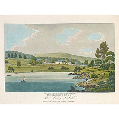 Fine Art Prints Joseph Lycett The Residence Of Edward Riley Esquire Near Sydney Large Wall Art Print Canvas Premium Poster Mural Fine Art Prints Joseph Lycett The Residence Of Edward Riley Esquire Near Sydney Large Wall Art Print Canvas Premium Poster Mural
