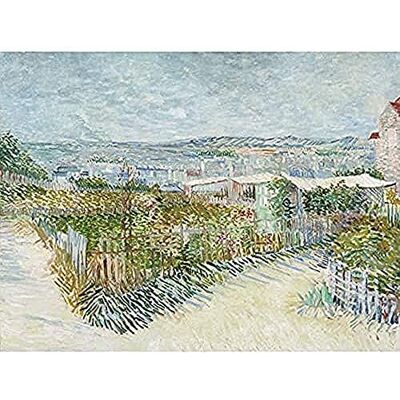 Fine Art Prints Van Gogh Montmartre Achter De Moulin De La Galette Art Print Canvas Premium Wall Decor Poster Mural Fine Art Prints Van Gogh Montmartre Achter De Moulin De La Galette Art Print Canvas Premium Wall Decor Poster Mural