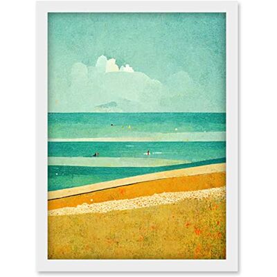 Artery8 - Calm Sandy Beach Summer Scene - Ochre Artery8 - Calm Sandy Beach Summer Scene - Ochre