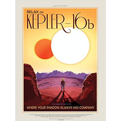 Fine Art Prints Kepler-16b Relax Land Two Suns NASA Space Tours Travel Art Print Canvas Premium Wall Decor Poster Mural Fine Art Prints Kepler-16b Relax Land Two Suns NASA Space Tours Travel Art Print Canvas Premium Wall Decor Poster Mural