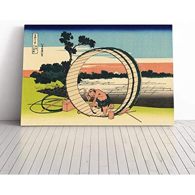 Big Box Art Hokusai Japanese Oriental View of The Field Canvas Print Gallery Wrapped 30mm Frame Wall Art 24x16 inches Ready to Hang Asian Landscape Picture Living Room Bedroom Lounge Office Big Box Art Hokusai Japanese Oriental View of The Field Canvas Print Gallery Wrapped 30mm Frame Wall Art 24x16 inches Ready to Hang Asian Landscape Picture Living Room Bedroom Lounge Office