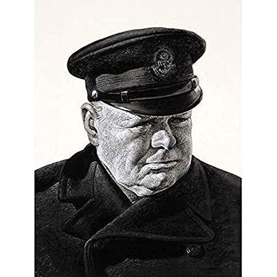 Fine Art Prints Stone Portrait UK Prime Minister Winston Churchill Painting Unframed Wall Art Print Poster Home Decor Premium Fine Art Prints Stone Portrait UK Prime Minister Winston Churchill Painting Unframed Wall Art Print Poster Home Decor Premium