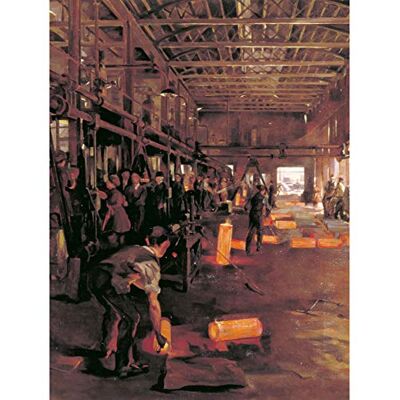 Fine Art Prints Airy Munition Factory Forge Scene WWI War Painting Large Print Poster Wall Art Decor Picture Fine Art Prints Airy Munition Factory Forge Scene WWI War Painting Large Print Poster Wall Art Decor Picture
