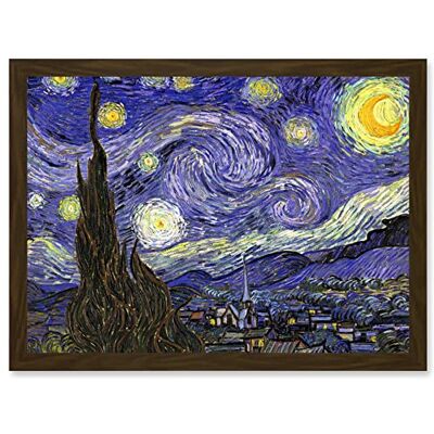 Artery8 - Vincent Van Gogh Starry Night 1888 A4 Artwork Artery8 - Vincent Van Gogh Starry Night 1888 A4 Artwork