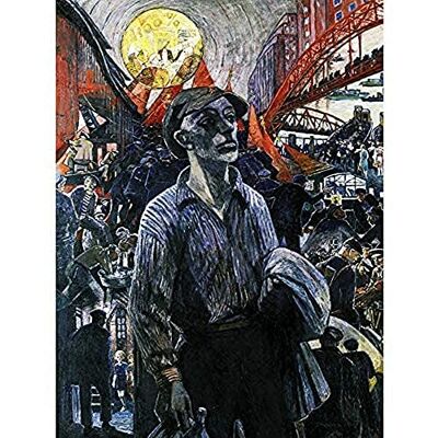 Fine Art Prints Vogeler Hamburg Shipyard Worker Painting Art Print Canvas Premium Wall Decor Poster Mural Fine Art Prints Vogeler Hamburg Shipyard Worker Painting Art Print Canvas Premium Wall Decor Poster Mural