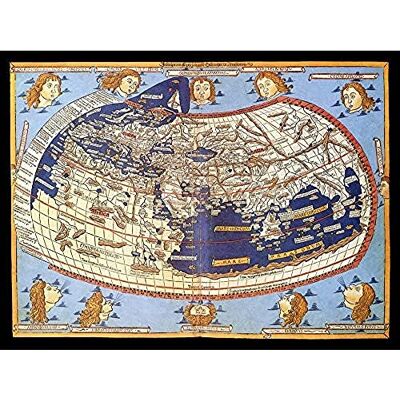 Artery8 Map Nicolas 1482 Ptolemy 2nd Century World Pictorial Unframed Wall Art Print Poster Home Decor Premium Artery8 Map Nicolas 1482 Ptolemy 2nd Century World Pictorial Unframed Wall Art Print Poster Home Decor Premium