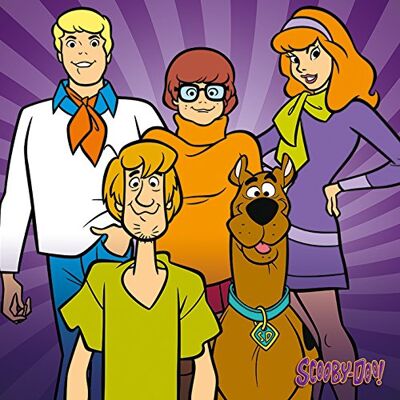 Scooby-Doo! Pyramid International "Scooby Doo Team Canvas Print, Multi-Colour, 40 x 40 x 1.3 cm Scooby-Doo! Pyramid International "Scooby Doo Team Canvas Print, Multi-Colour, 40 x 40 x 1.3 cm