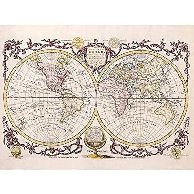 Fine Art Prints Map Of The World Vintage Unframed Wall Art Print Poster Home Decor Fine Art Prints Map Of The World Vintage Unframed Wall Art Print Poster Home Decor