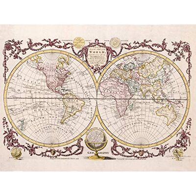 Fine Art Prints Map Of The World Vintage Large Wall Art Print Canvas Premium Poster Fine Art Prints Map Of The World Vintage Large Wall Art Print Canvas Premium Poster