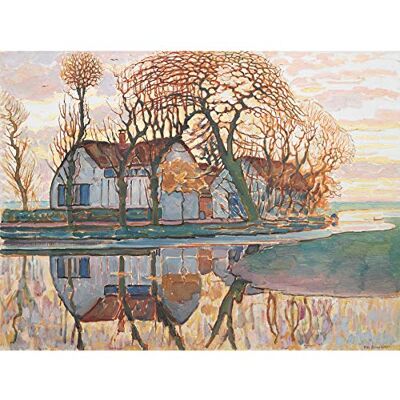 Fine Art Prints Mondrian Farm Near Duivendrecht Trees Landscape Painting Large Wall Art Print Canvas Premium Mural Fine Art Prints Mondrian Farm Near Duivendrecht Trees Landscape Painting Large Wall Art Print Canvas Premium Mural