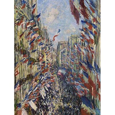 Fine Art Prints Claude Monet The Rue Montorgueil In Paris Large Wall Art Print Canvas Premium Poster Mural Fine Art Prints Claude Monet The Rue Montorgueil In Paris Large Wall Art Print Canvas Premium Poster Mural