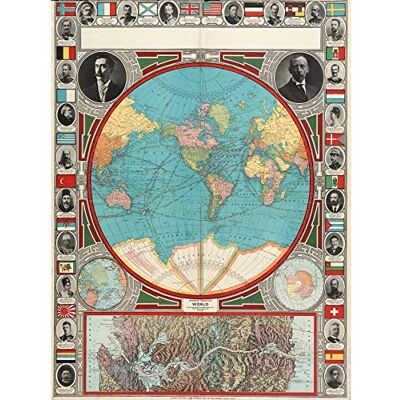 Fine Art Prints GPC 1913 World Map Colonial Power Panama Canal Large Wall Art Print Canvas Premium Mural Fine Art Prints GPC 1913 World Map Colonial Power Panama Canal Large Wall Art Print Canvas Premium Mural